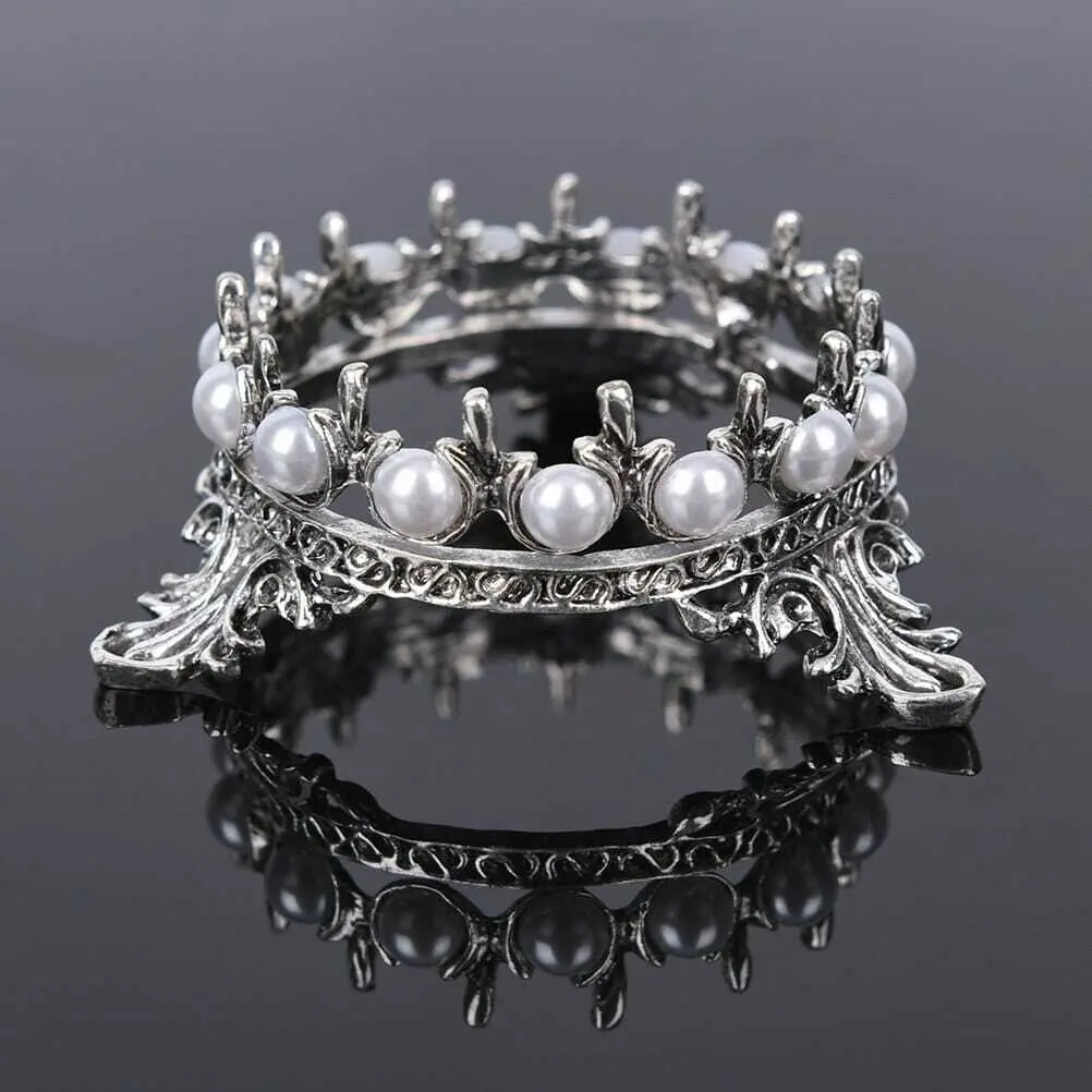 porta pincel corona con perlas 