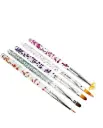 set X5 pinceles glitter Eloise