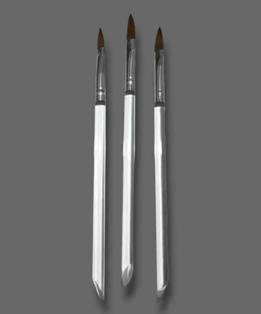 [PL-084284] Pincel acrilico transparente base cortada x3 H2 Eloise