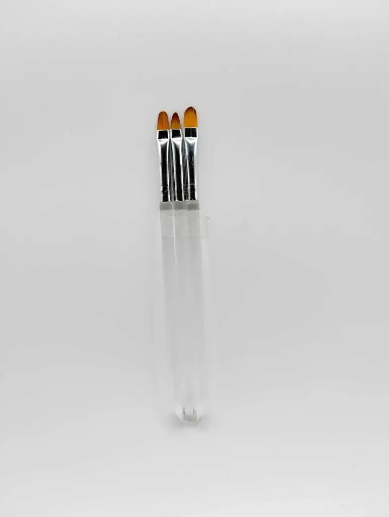 [PL-084291] Pincel lengua de gato transparente base cortada x3 Eloise