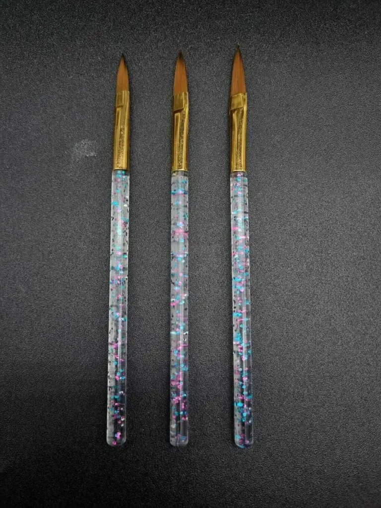 pincel acrilico X3 glitter Eloise 