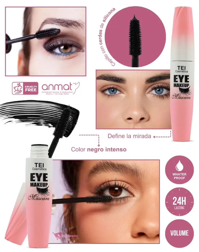 Mascara de Pestañas Waterproof EYE MakeUp
