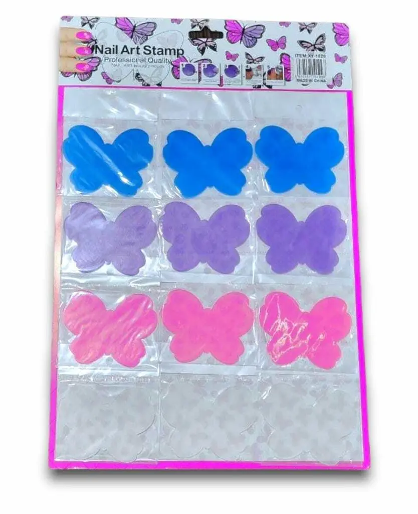 Placa stamping mariposa X12