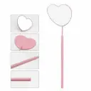 Lupa espejo corazón metal Eloise