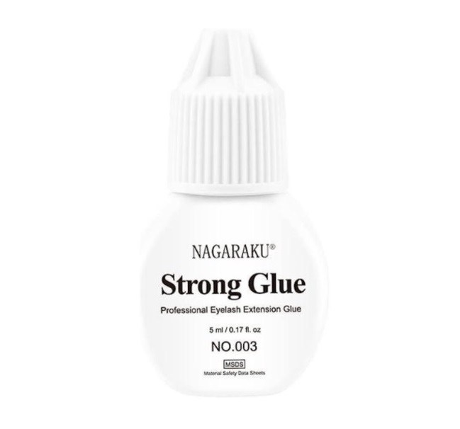 Adhesivo pegamento de/para pestañas 5ml Strong Glue (2-3s) original NAGARAKU 