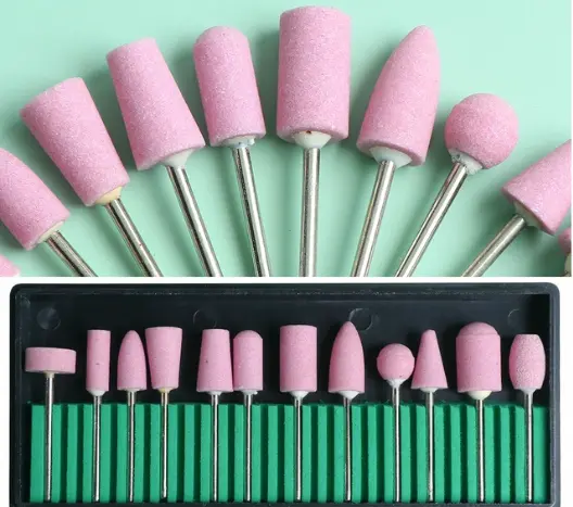 Kit de 12 Fresas de cerámica para pulidor de Uñas