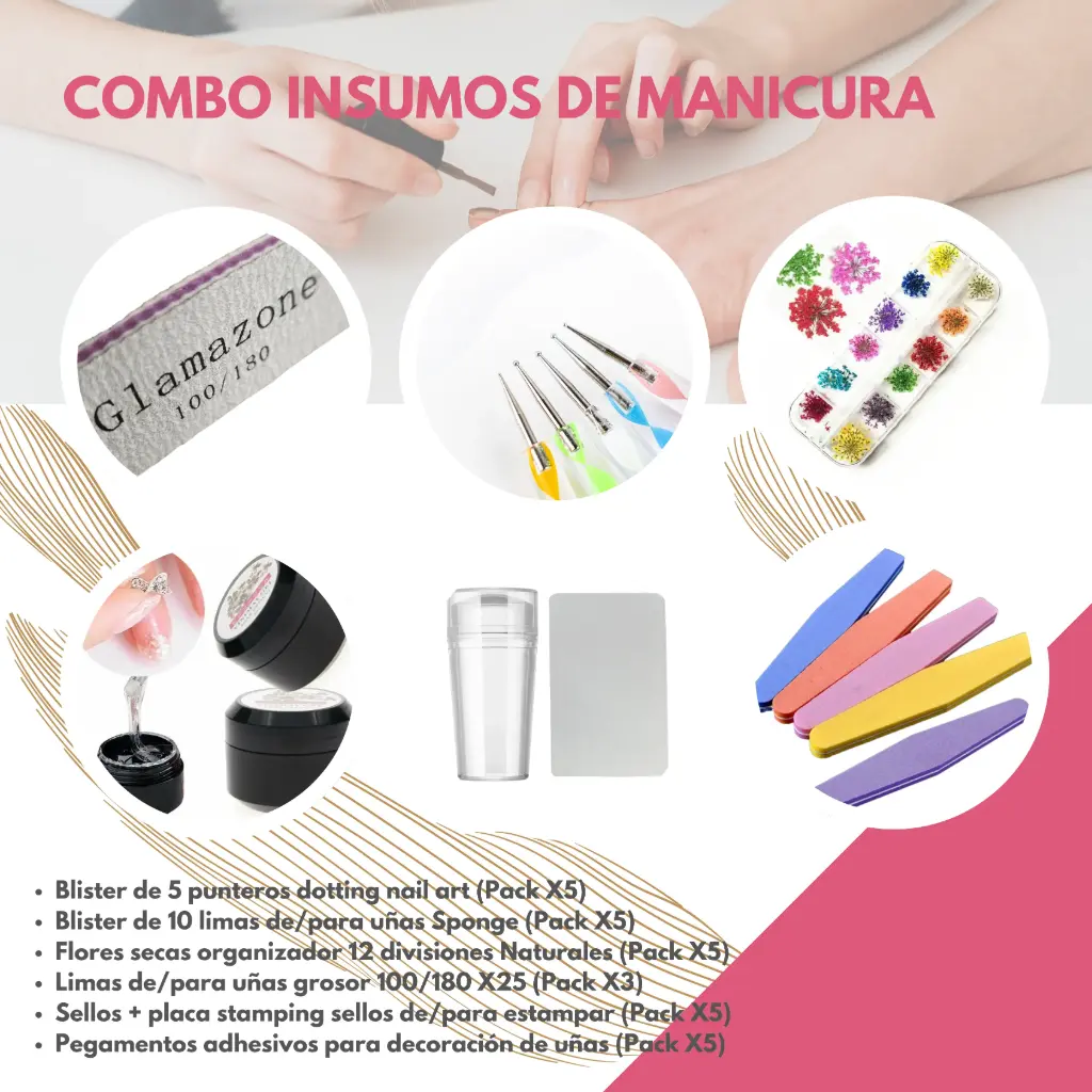 Combo insumos para Manicura