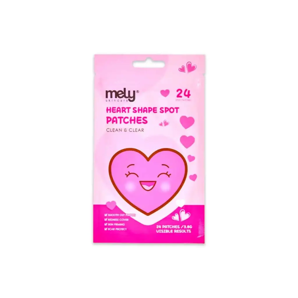 Parches anti acné forma de corazon x24 pcs MELY___PACK X6