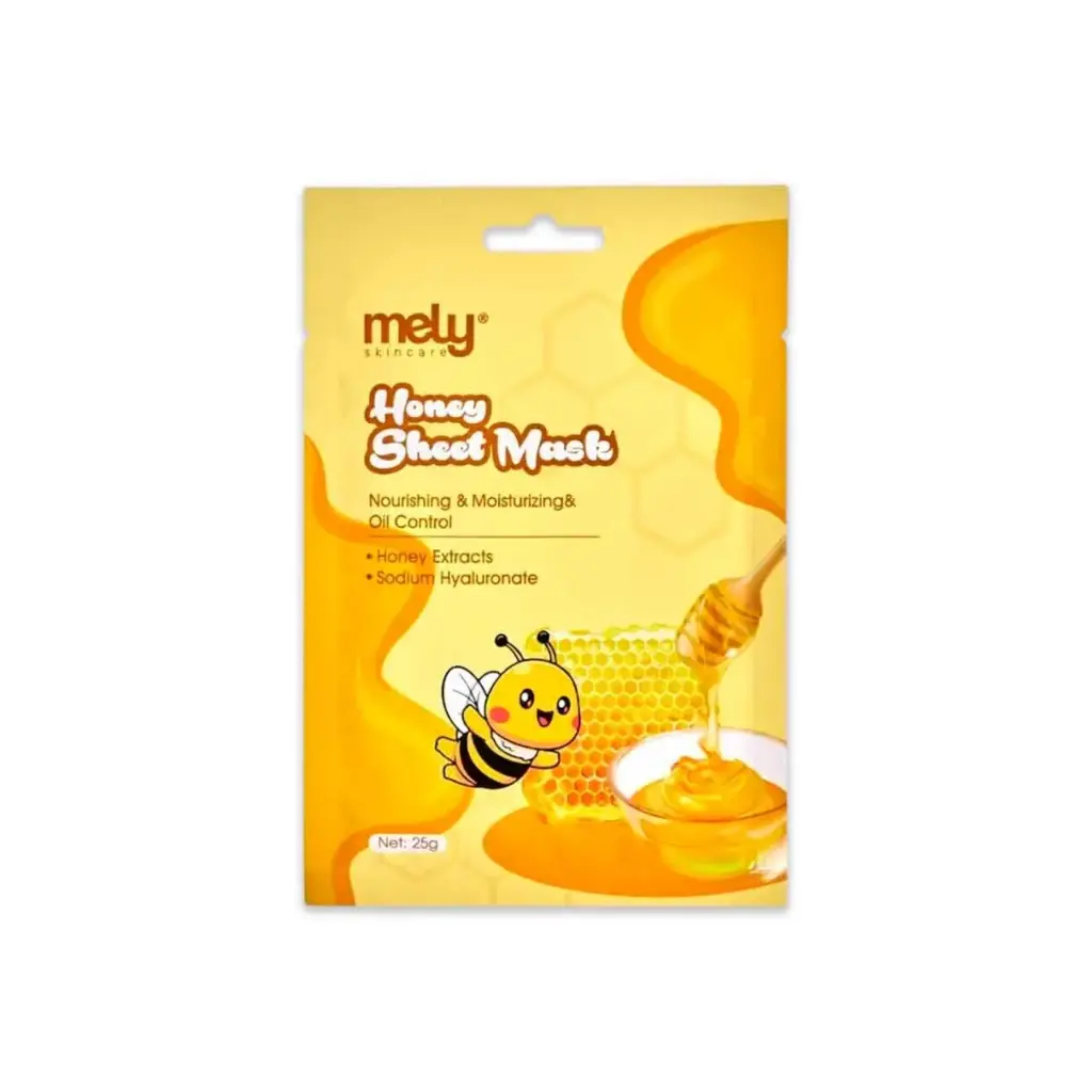 Mascarilla facial extracto de miel  MELY___PACK X12  