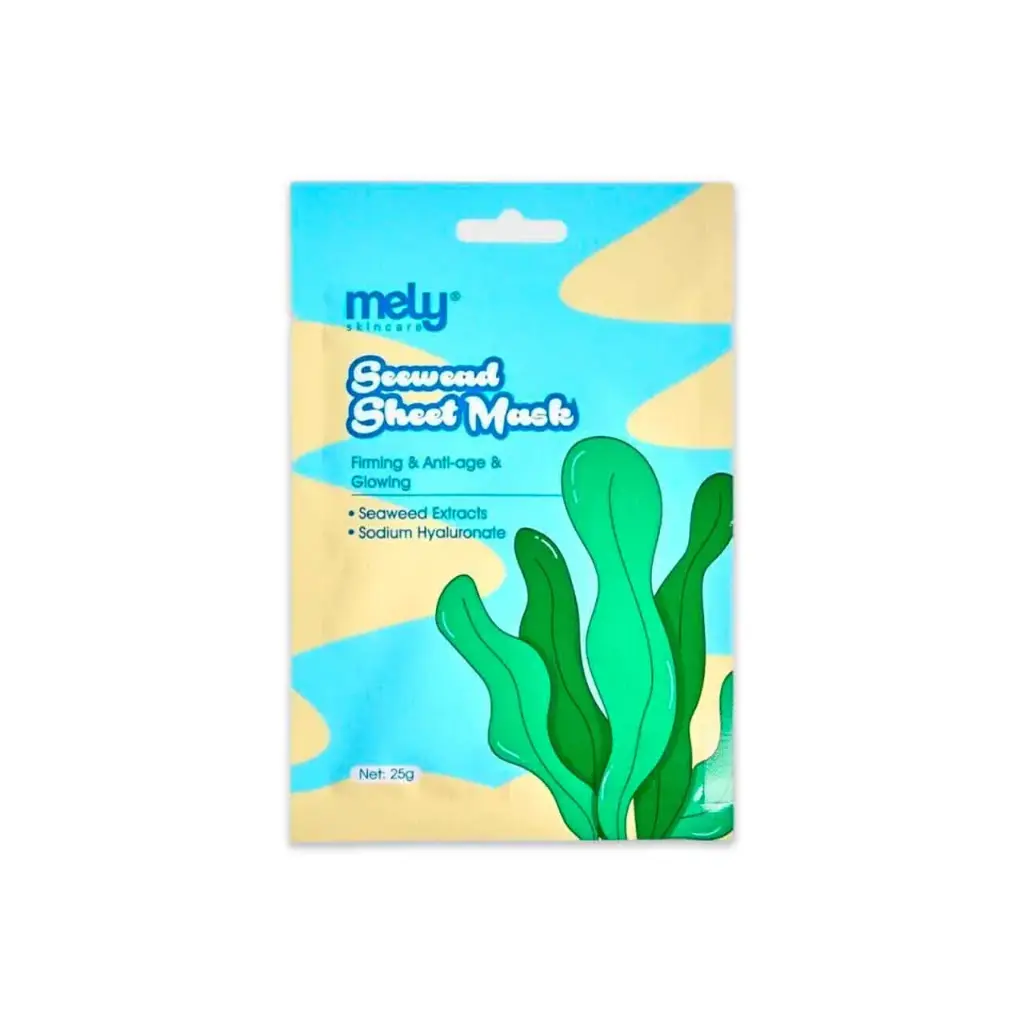 Mascarilla facial extracto de algas  MELY___PACK X12  
