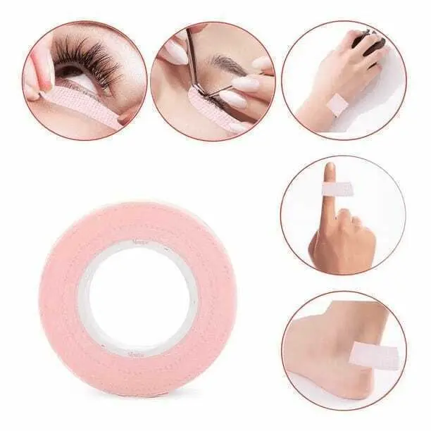Cinta hipoalergénica para pestañas ROSA ELOISE ___ PACK X6