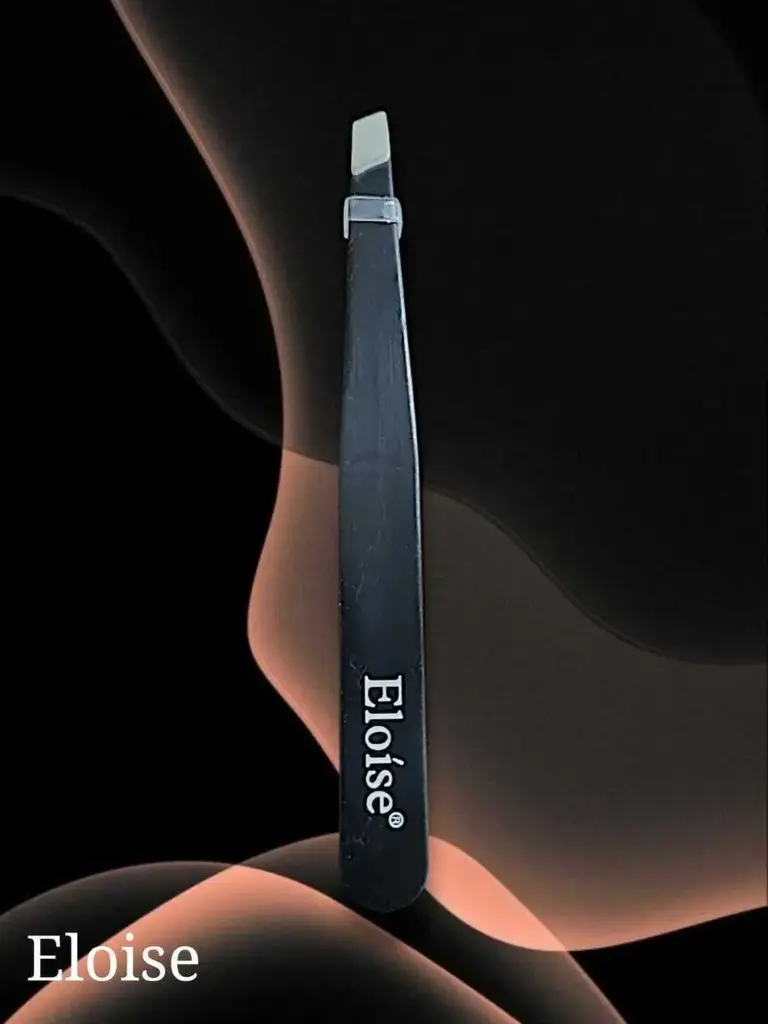 Pinza para ceja de colores INCLINADO ELOISE ___ PACK X6