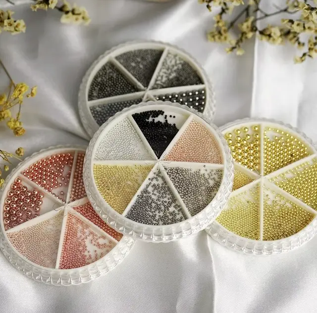 Strass CAVIAR EN RUEDA ELOISE ___ PACK X6