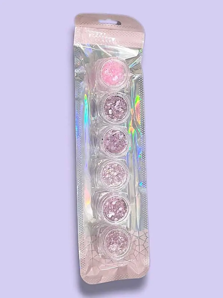 strass glitter surtido ___ PACK X6