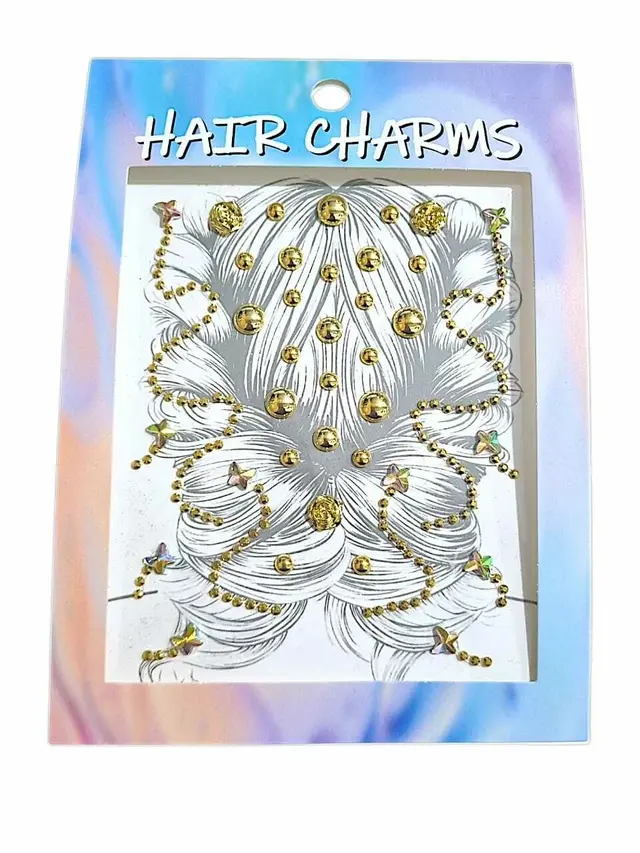 Strass para el pelo surtidos ___ PACK X6