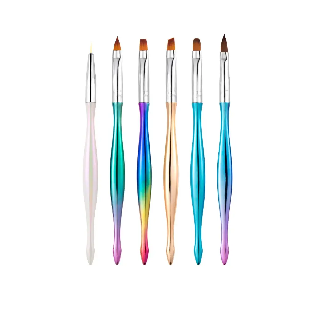 [PY-1829] blister X6 pinceles para uñas  (Unidad)