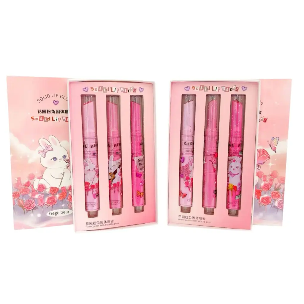 [PY-AC-1098] Set X3 labiales en barra Bebe Gear (Unidad)