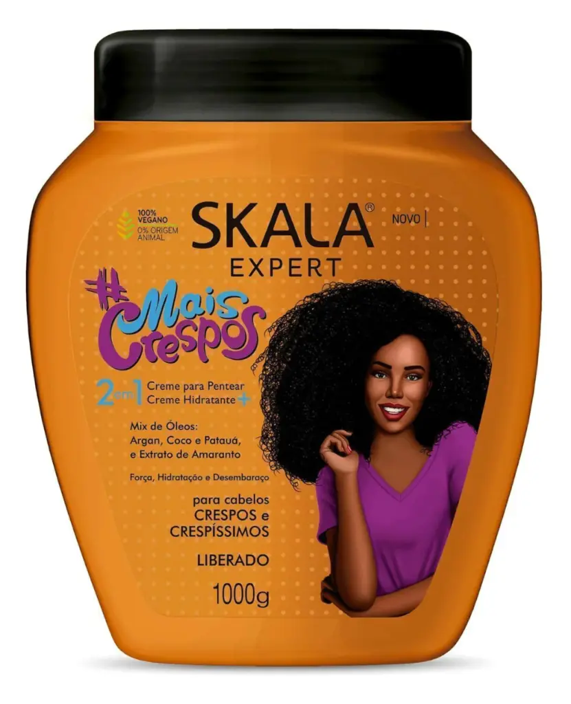 Mascarilla 2 EN 1 SKALA PARA CABELLO CRESPO Y RIZADO 1000grs 