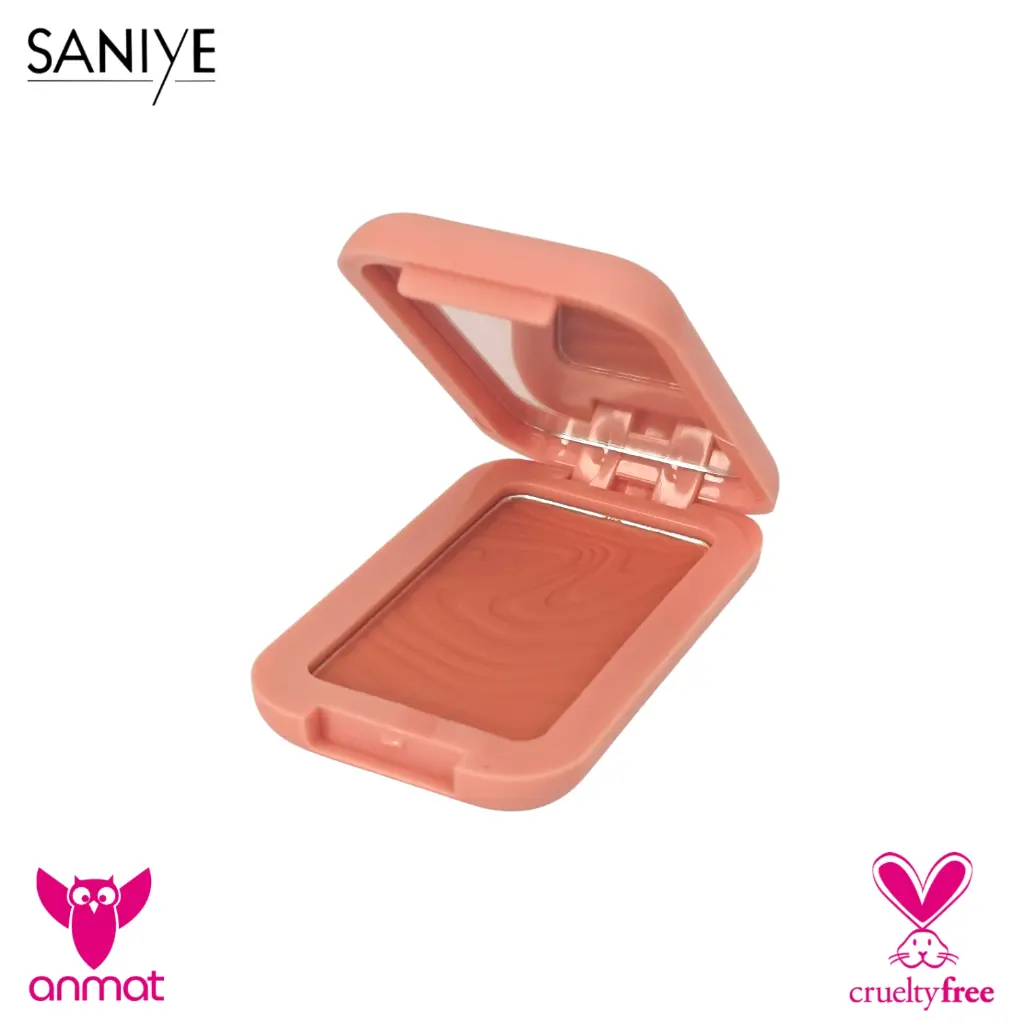 rubores en polvo con espejo Rosy Cheeks SANIYE 