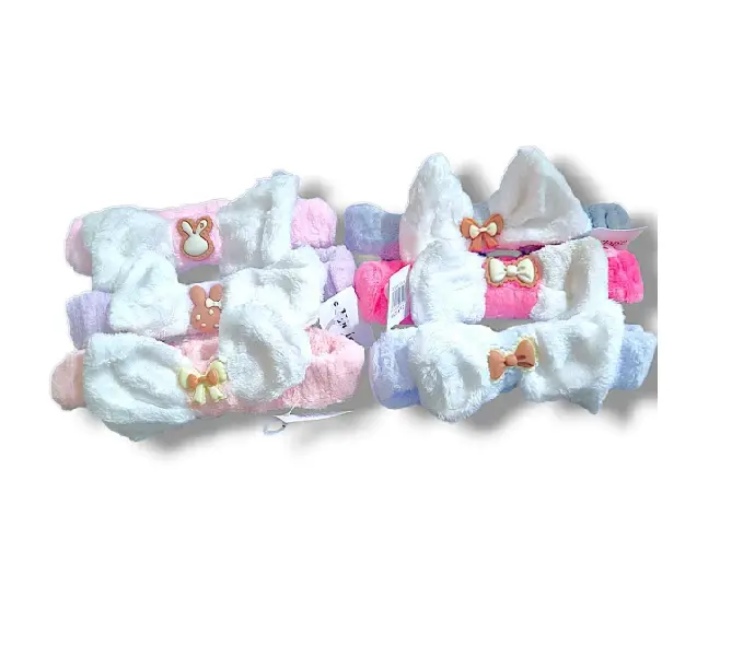 Vinchas moño y flores ELOISE ___ PACK X6