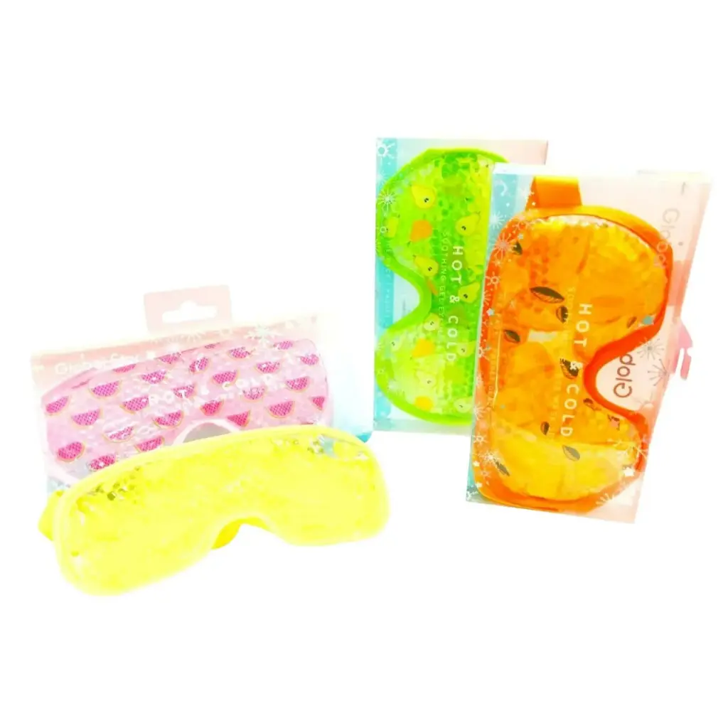 antifaz con gel frío & calor frutales