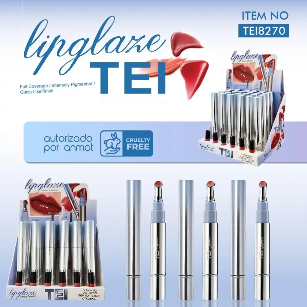 Labial Liquido Efecto Espejo lipglaze TEI 