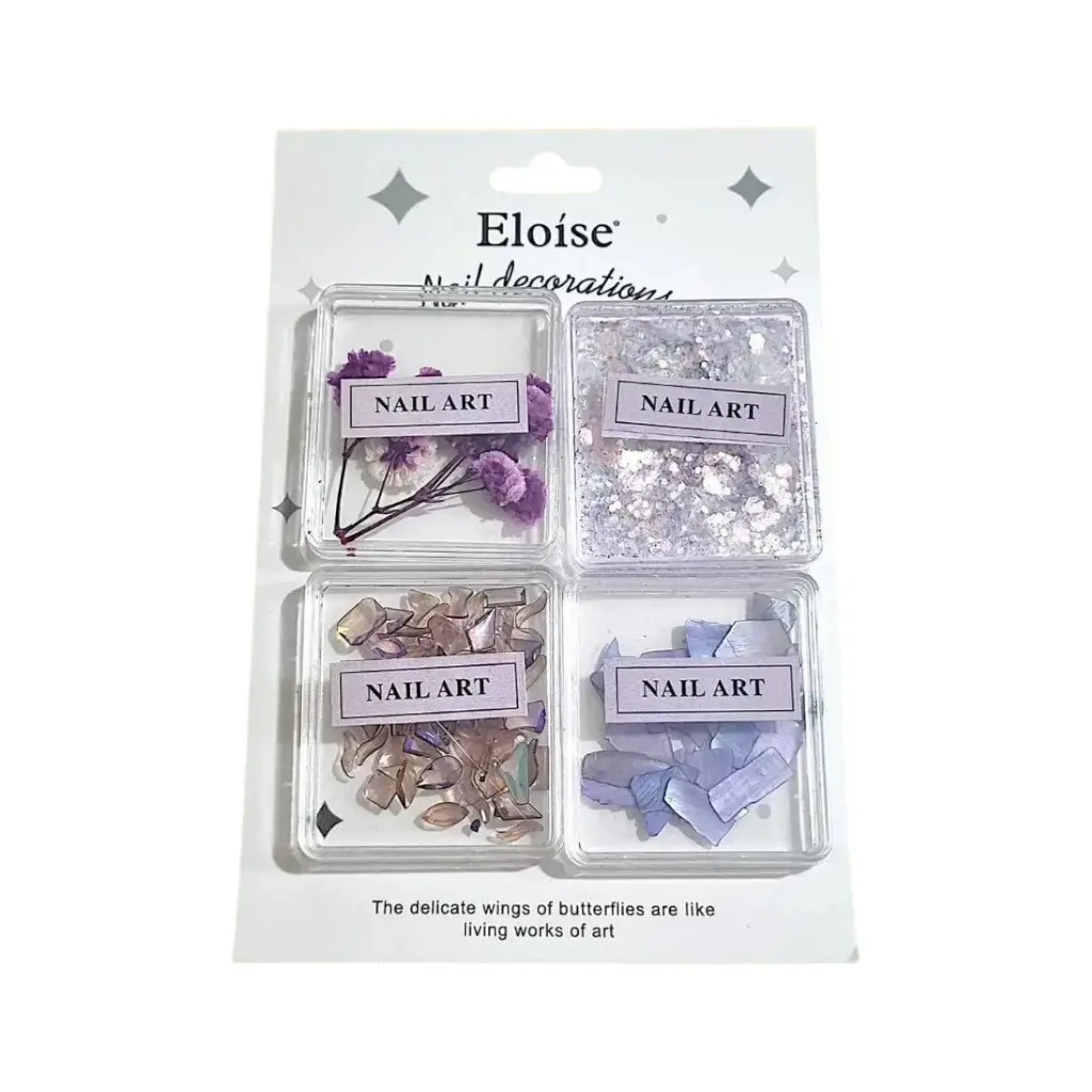 decoración para uñas Eloise ___ PACK X6