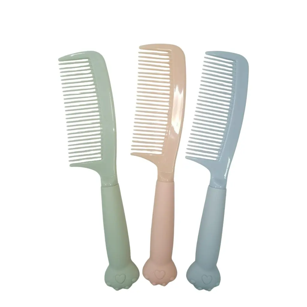 [PT-16800] peines pastel con patitas (Unidad)