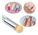 pincel esponja aplicadora + placa para stamping uñas ___ PACK X6