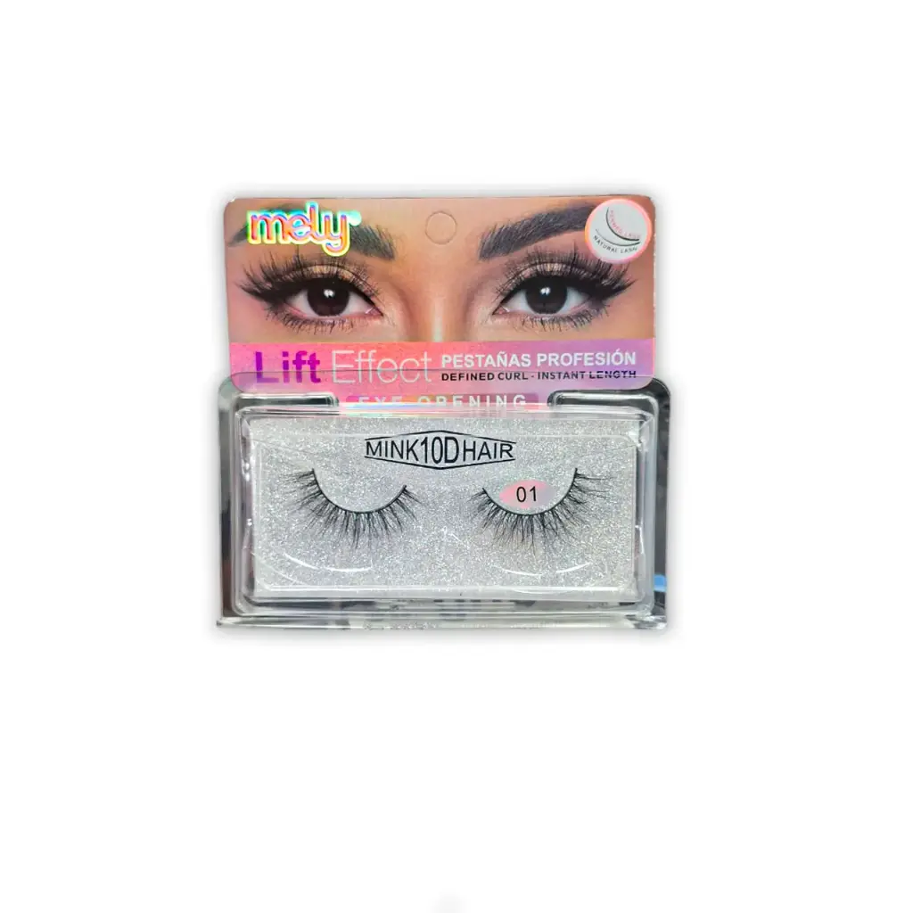 Pestañas postizas nude 3D MELY__CAJA X12 