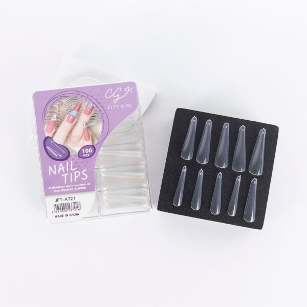 UÑAS SOFT GEL RUSSIAN ALMOND 100PCS