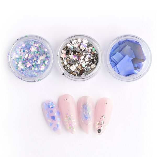 [PG-GO-M123] SET GLITTER 12PCS