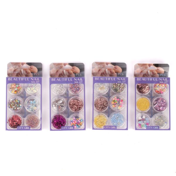 POLVOS DECORATIVOS PARA UÑAS