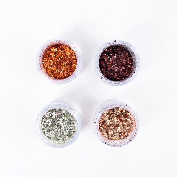 POLVO GLITTER PARA UÑAS 12PCS