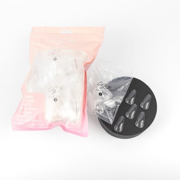 UÑAS SOFT GEL EN BOLSA OVAL SQUARE 600PCS