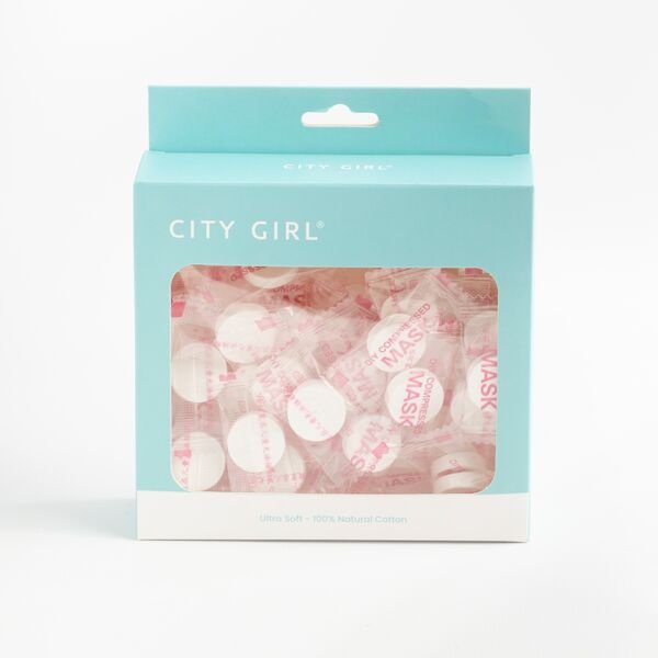MASCARILLAS COMPRIMIDAS 50U- CITY GIRL