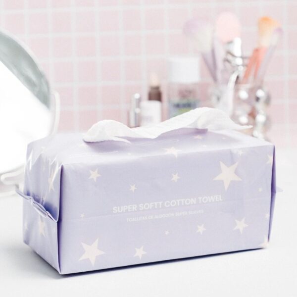 [PG-DZ-854] TOALLA FACIAL DE ALGODON P/ DESMAQUILLAR