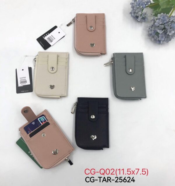 tarjetero con cierre