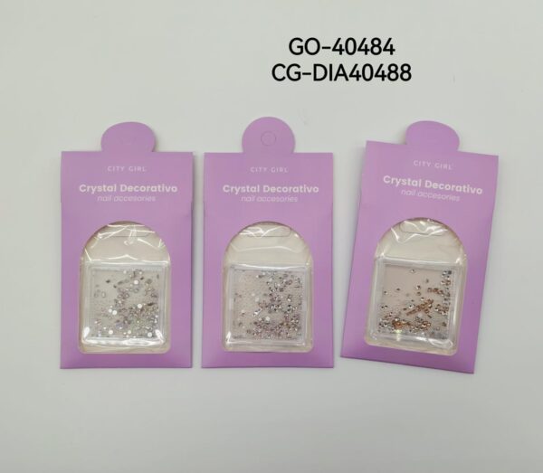 DECORACIÓN MINI STRASS PARA UÑAS CITY GIRL