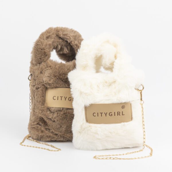 mini cartera peluche