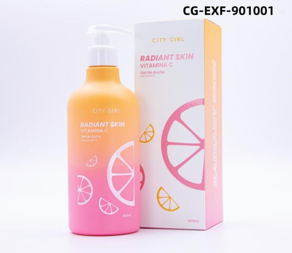 RADIANT SKIN VITAMINA C GEL DE DUCHA EXFOLIANTE CITY GIRL – 500ML