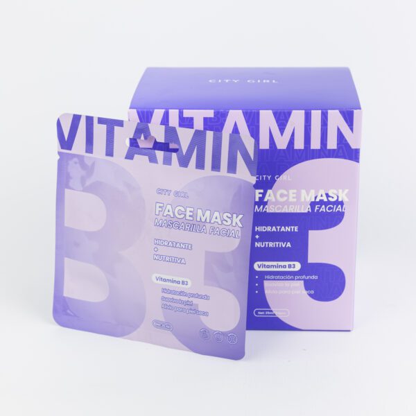 MASCARIILA FACIAL VITAMINA B3 – CITY GIRL
