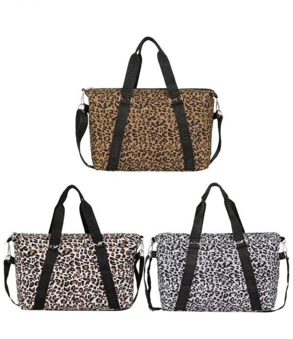 bolso de viaje animal print