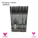 Lápiz delineador de/para ojos y labios SANIYE "colores serie B" ___PACK X12   