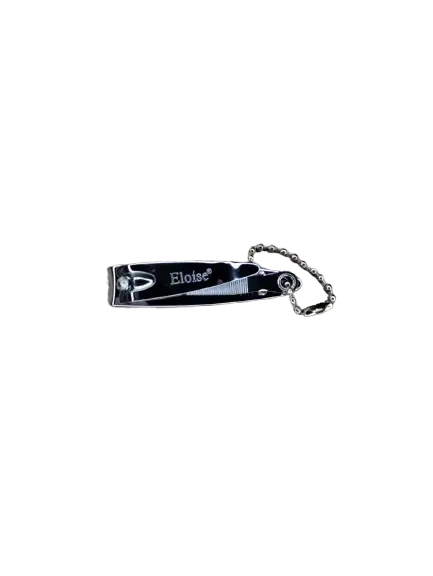 Alicate de uñas plateado de metal ELOISE ___ PACK X12 