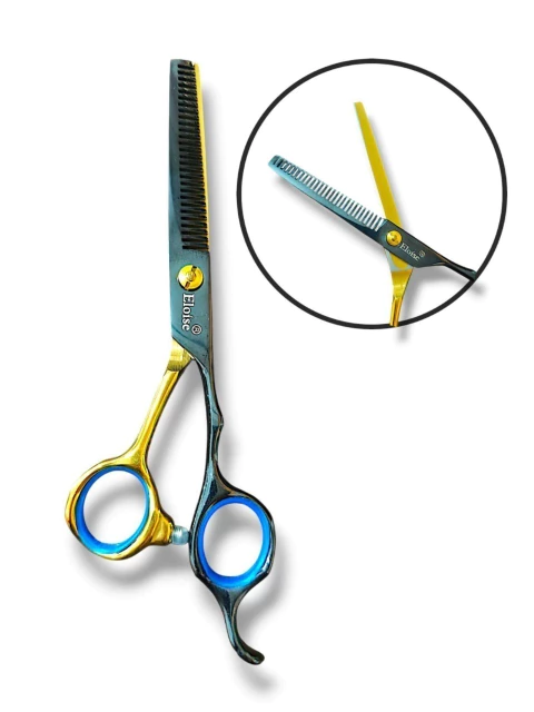 [PL-100011-21] Tijera NEGRA Y DORADA para entresacar N`21  ELOISE