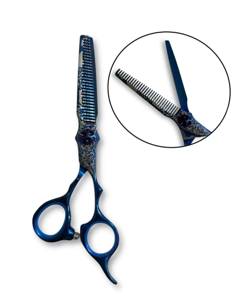 Tijera AZUL CEBRA para entresacar N`45  ELOISE