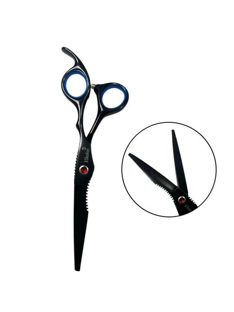 [PL-100035-30] Tijera NEGRO CON ROJO recta N`30  ELOISE