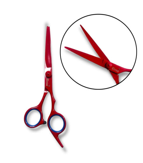 Tijera ROJA recta N`6  ELOISE