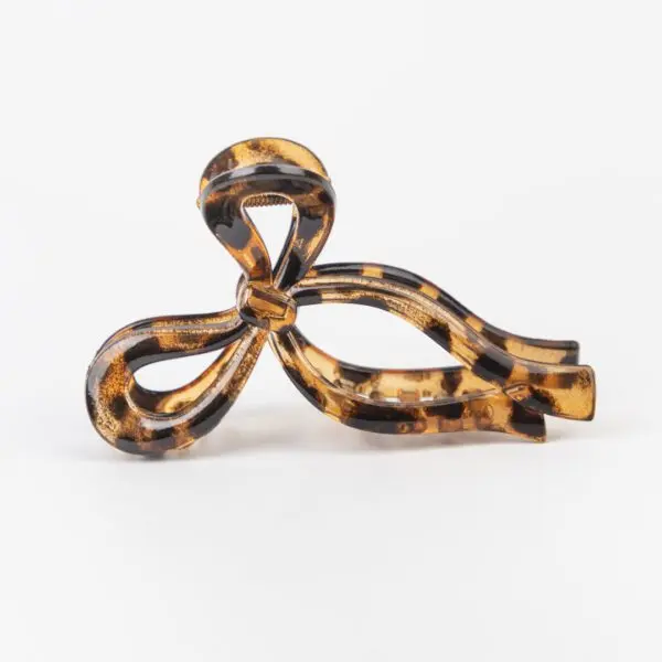 [PG-B-3621-9-X3] broche para pelo lazo animal print  (Pack X3)